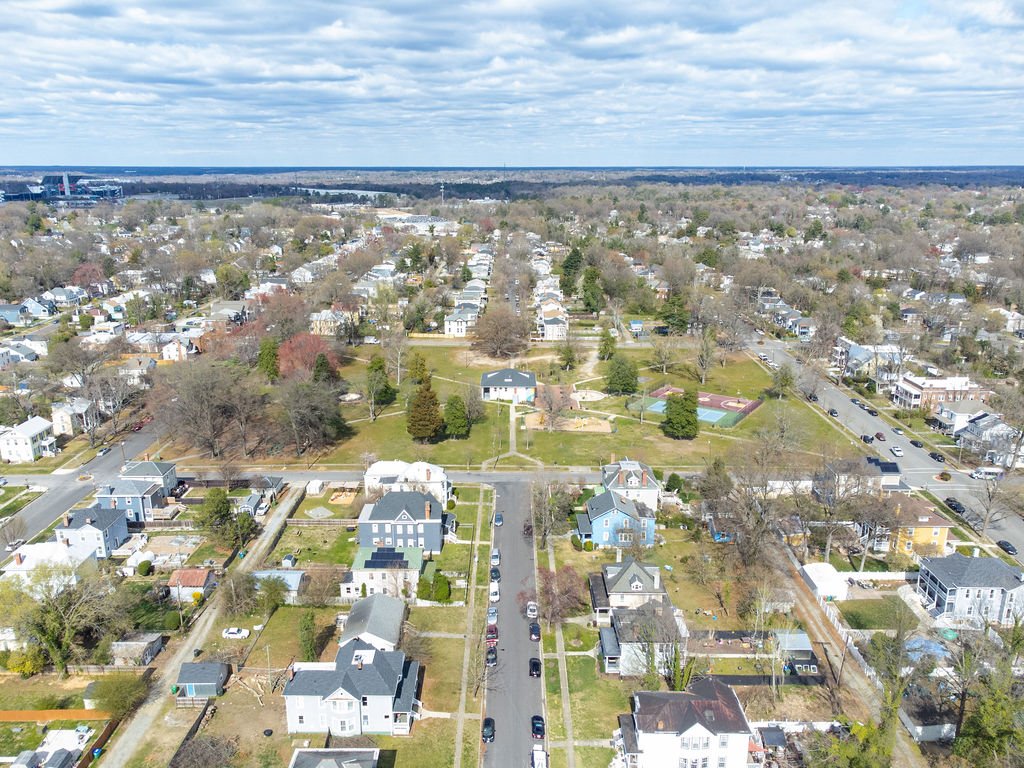 Homes and green spaces in Richmond’s Northside